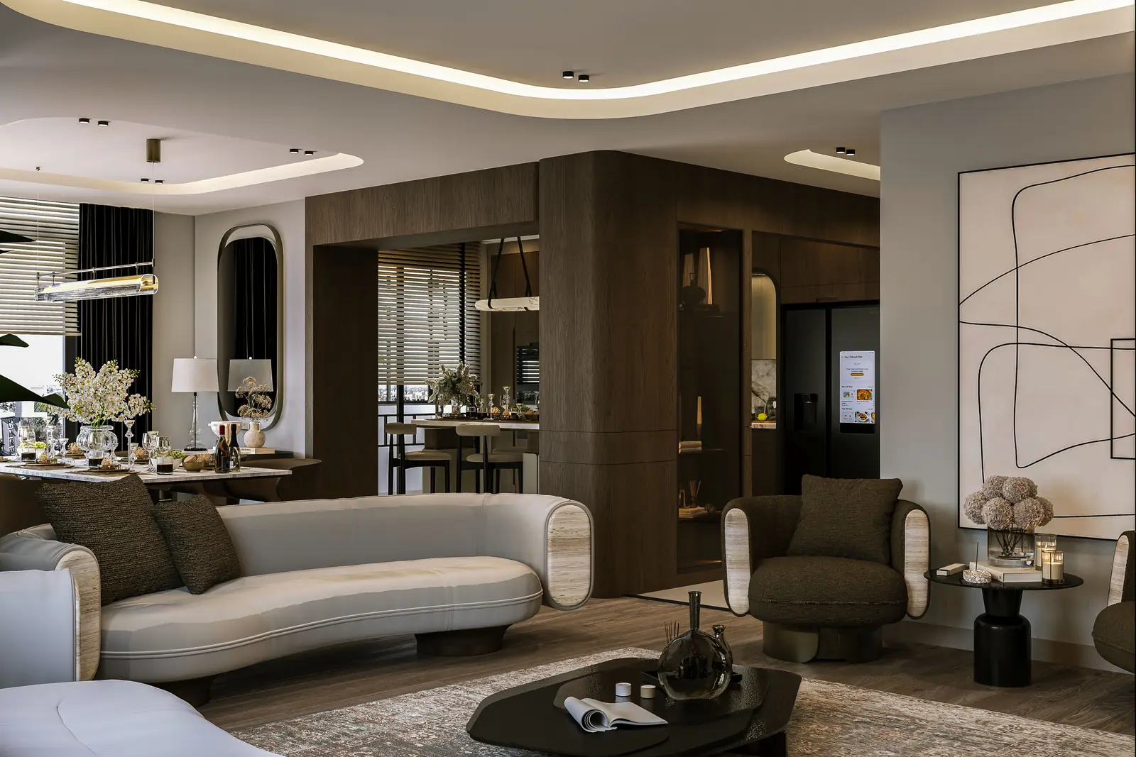 Villa salon iç mekan