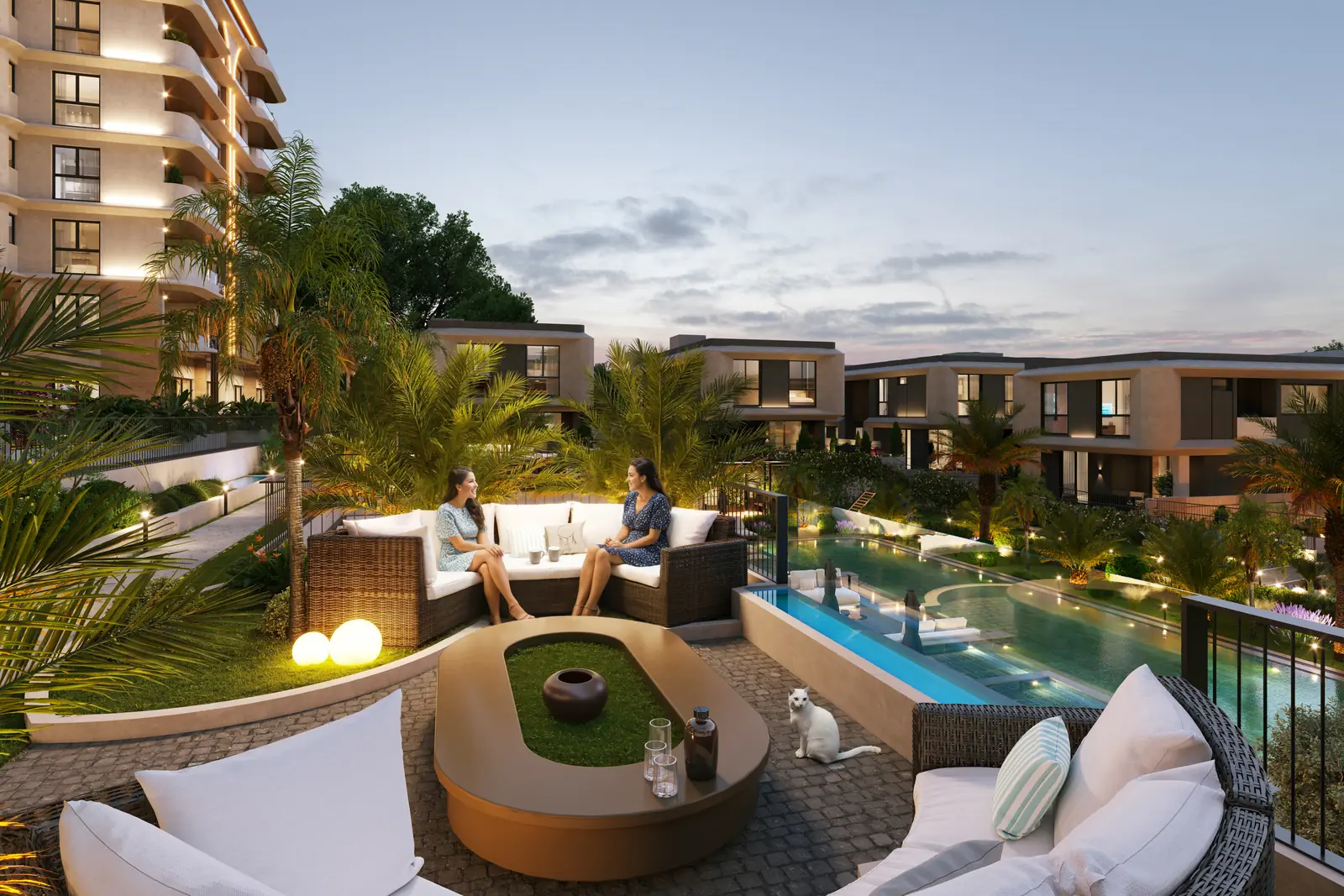 Havuz başı lounge